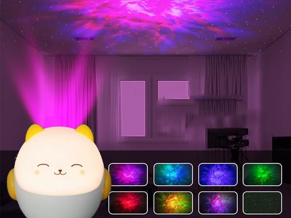 Cute Cartoon Cat Night Light